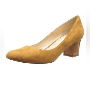 Cole Haan - Chelsea Suede Chunky Heel Pump Sz 8.5